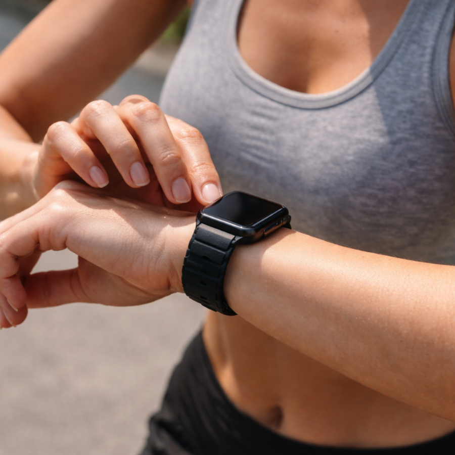 Magnetiskt Apple Watch-armband i silikon